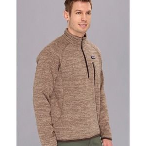 Patagonia Better Sweater Fleece Jacket 1/4 Zip Pale Khaki Sz M